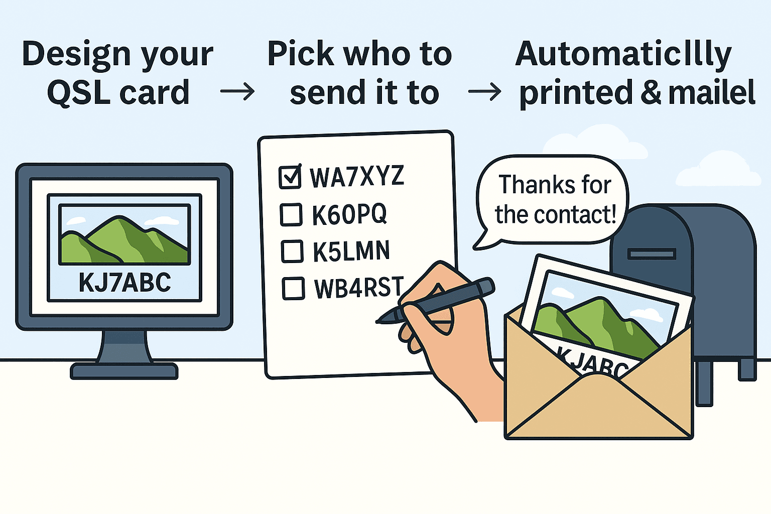 QSL Cards Hero